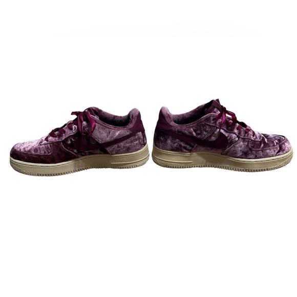 Nike Air Force 1 Velvet Burgundy Mauve AF1 GS 7Y Womens 8.5 - Picture 10 of 16